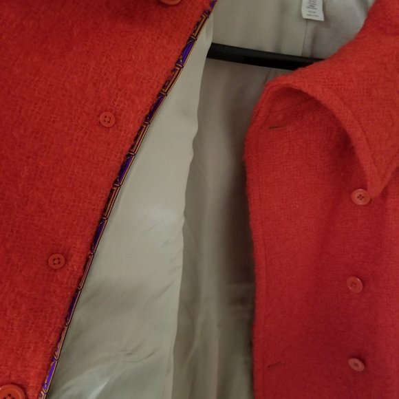 Jcrew Vintage Mohair Jacket/Peacoat Style - Size 8- In Great Condition - Picture 8 of 10